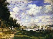 Claude Monet The dock at Argenteuil oil painting reproduction